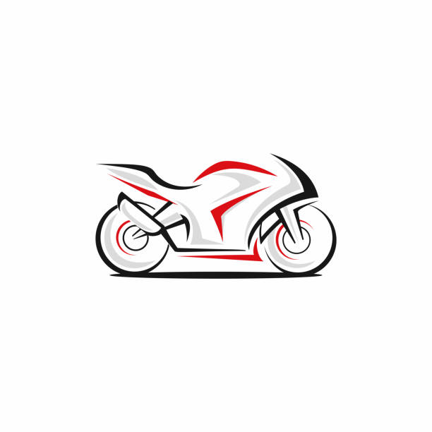 motorcycle symbol template vector illustration